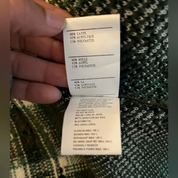 Anthropologie Aldomartins Plaid Cardigan Sweater - Picture 8 of 9